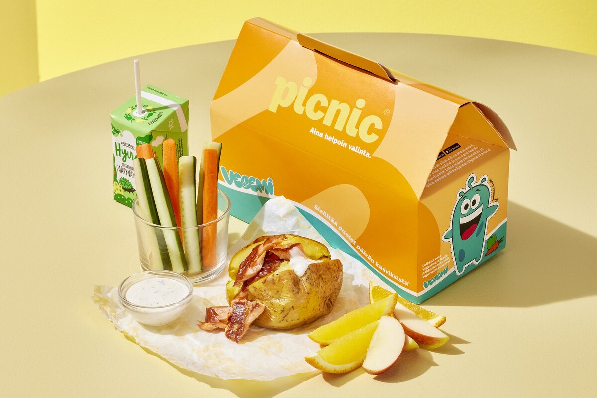 Vegemi ja Picnic – lastenateria kasviksineen